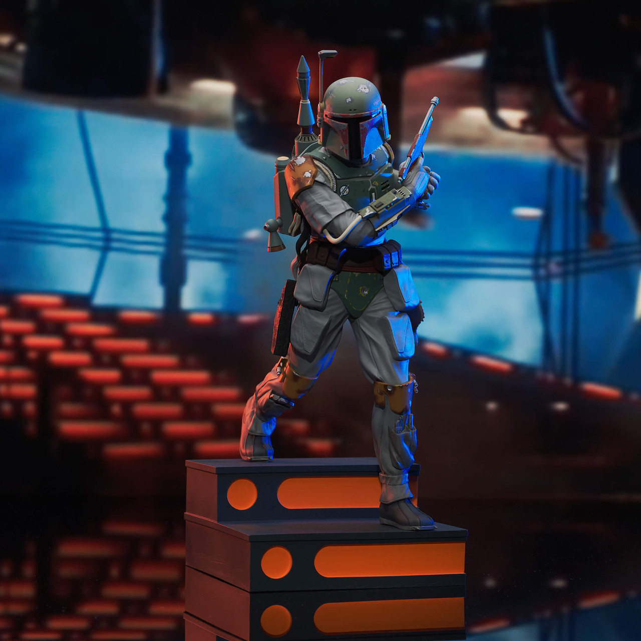 Star Wars Socha – Boba Fett (The Empire Strikes Back Premier Collection), 1/7, 28 cm