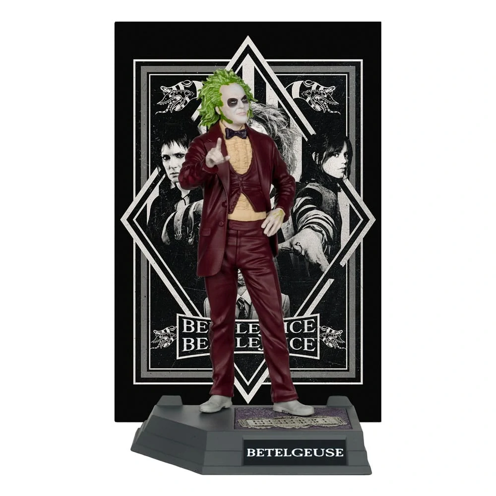 Beetlejuice Beetlejuice (2024) Movie Maniacs PVC Statue Beetlejuice 17 cm