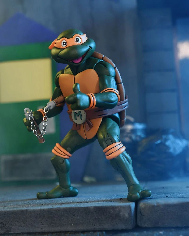 Želvy Ninja - sběratelská figurka Ultimate Michelangelo (Cartoon VHS) 18 cm