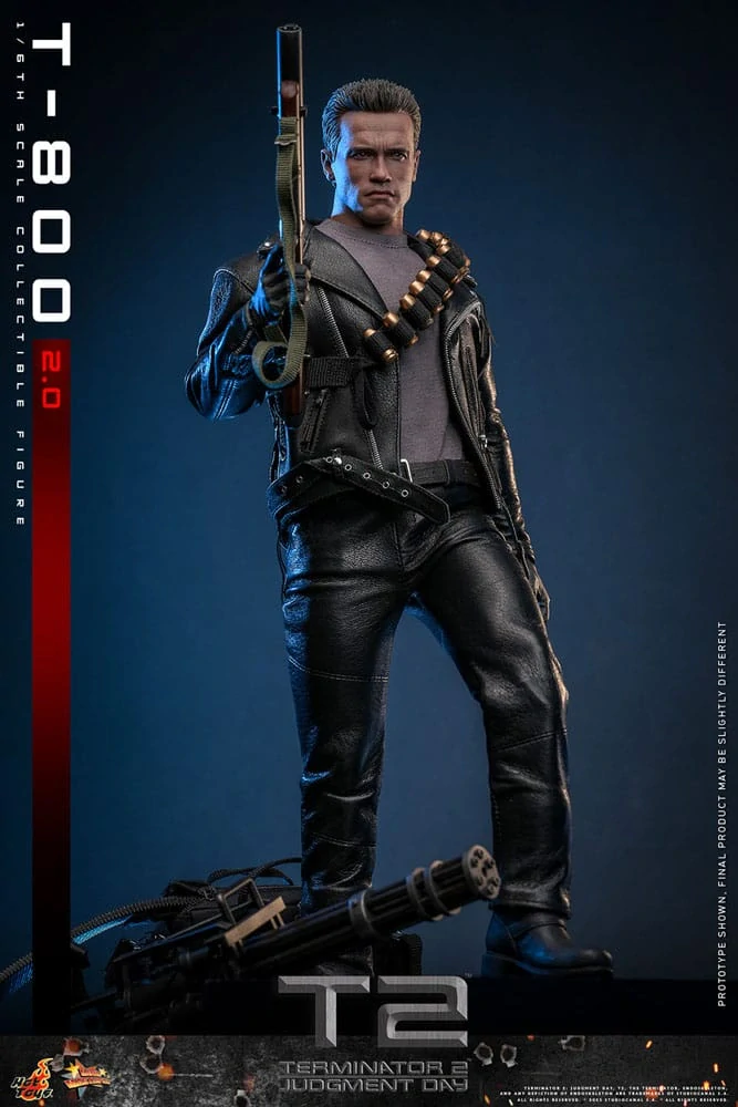 Terminator 2 – Movie Masterpiece T-800 2.0 (1/6) 32 cm -ROZBALENO