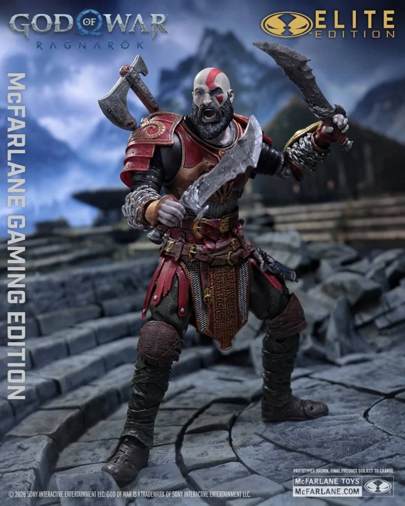 God of War Ragnarök Kratos McFarlane Elite Edition 18 cm (PRE-ORDER)