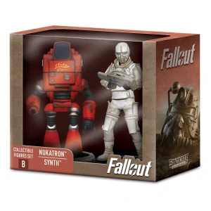 Fallout Mini Figures Pack Set B Nukatron & Synth 7 cm