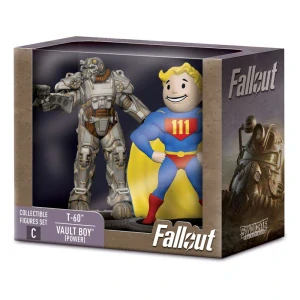 Fallout Mini Figures Set C T-60 & Vault Boy (Power) 7 cm