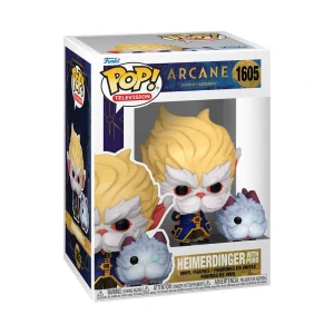 Funko Pop! 1605 Arcane League Of Legends Heimerdinger With Poro
