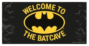 Batman – Kovová cedule Welcome to the Batcave 60 × 30 cm