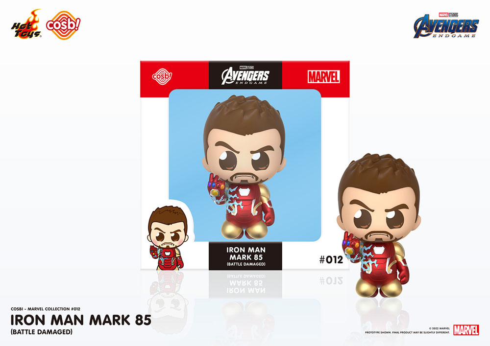 Avengers Endgame Mini Figurka – Iron Man Mark 85 (Cosbi Battle Edition), 8 cm