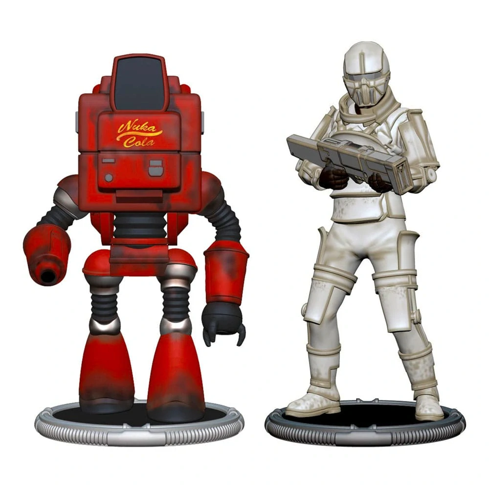 Fallout Mini Figures Pack Set B Nukatron & Synth 7 cm