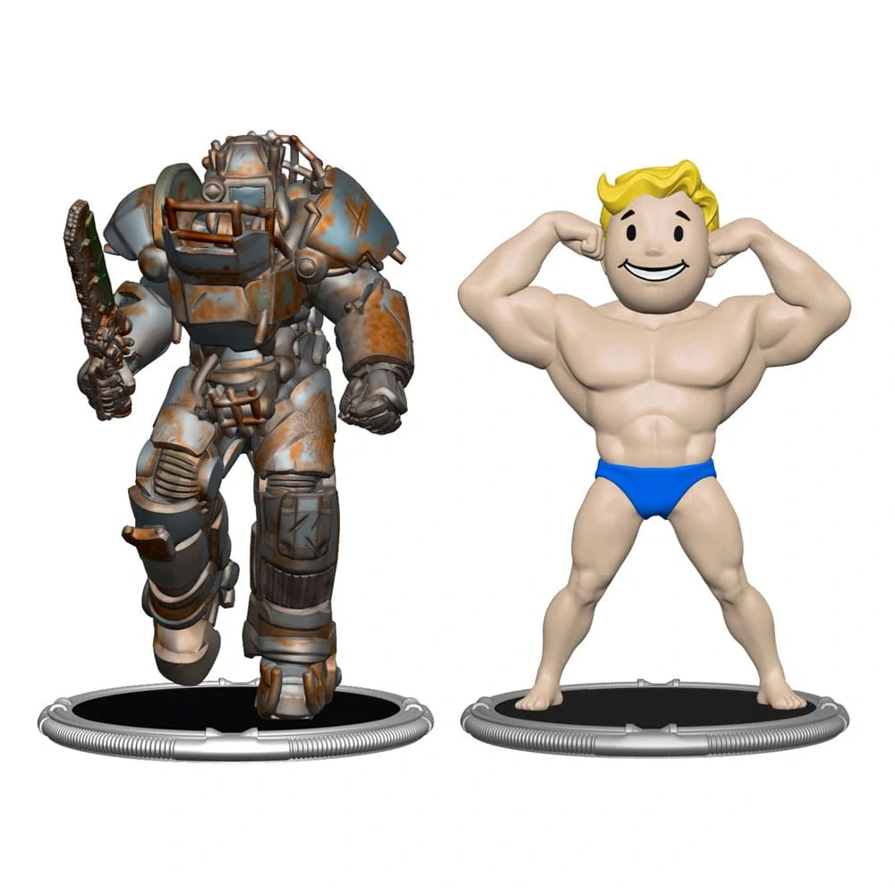 Figurka Fallout Set E Raider & Vault Boy (Strong) 7 cm