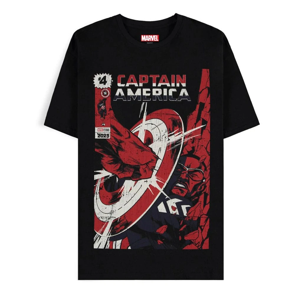Captain America Brave New World T-Shirt Retro L