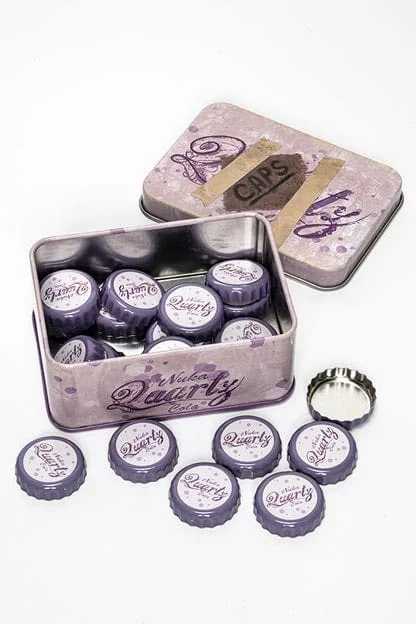 Fallout - sběratelský box - víčka Nuka Quartz (Bottle Caps Series) 10 cm