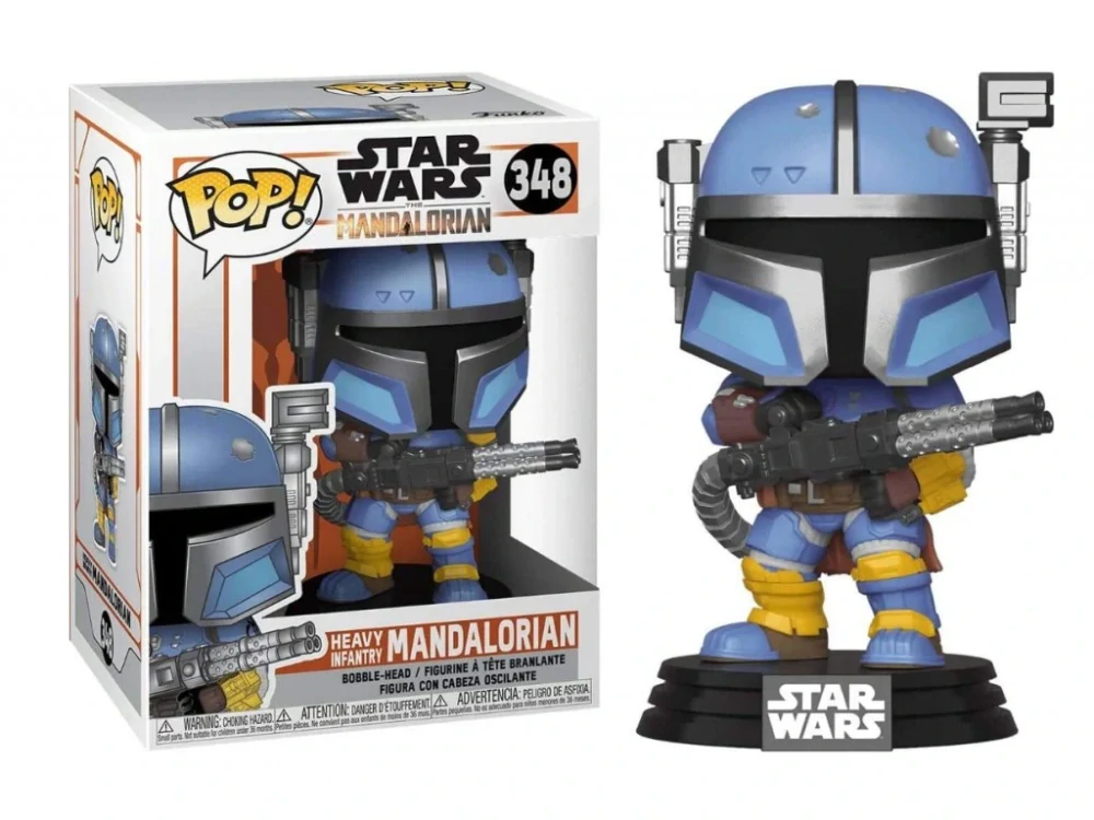 Funko Pop! 348 Star Wars The Mandalorian Heavy Infantry Mandalorian