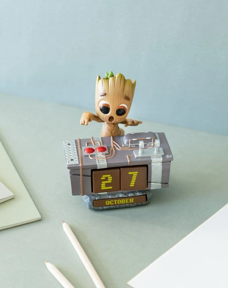Marvel Groot 3D věčný kalendář 12 cm