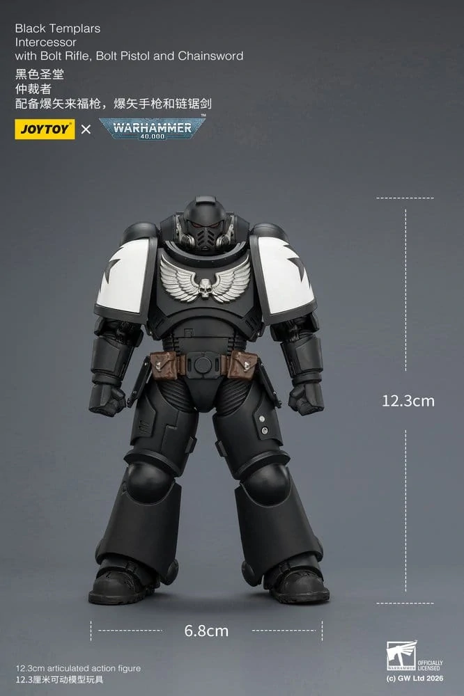 Warhammer 40,000 – Black Templars Intercessor 12 cm