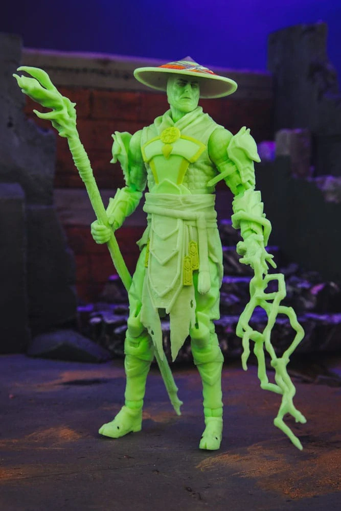 Mortal Kombat – Raiden Glow in the Dark Gold Label 18 cm
