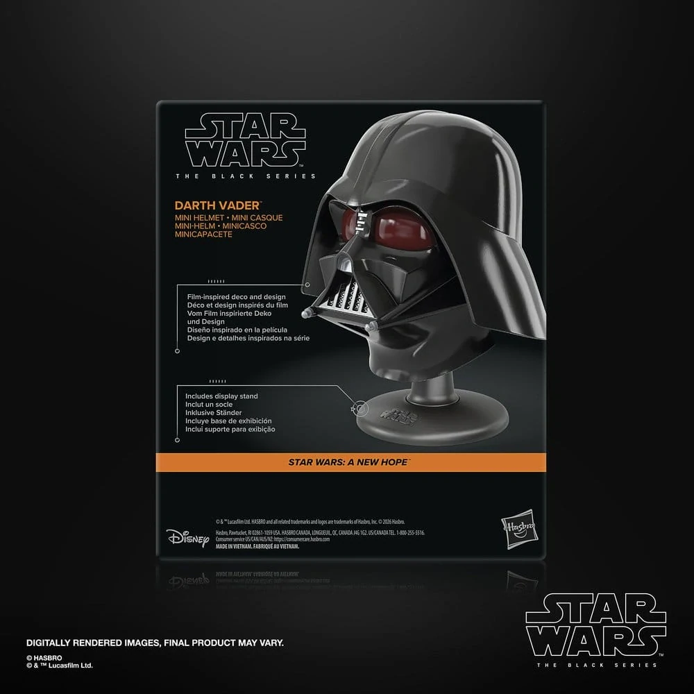 Star Wars The Black Series – Mini helma Darth Vader 15 cm