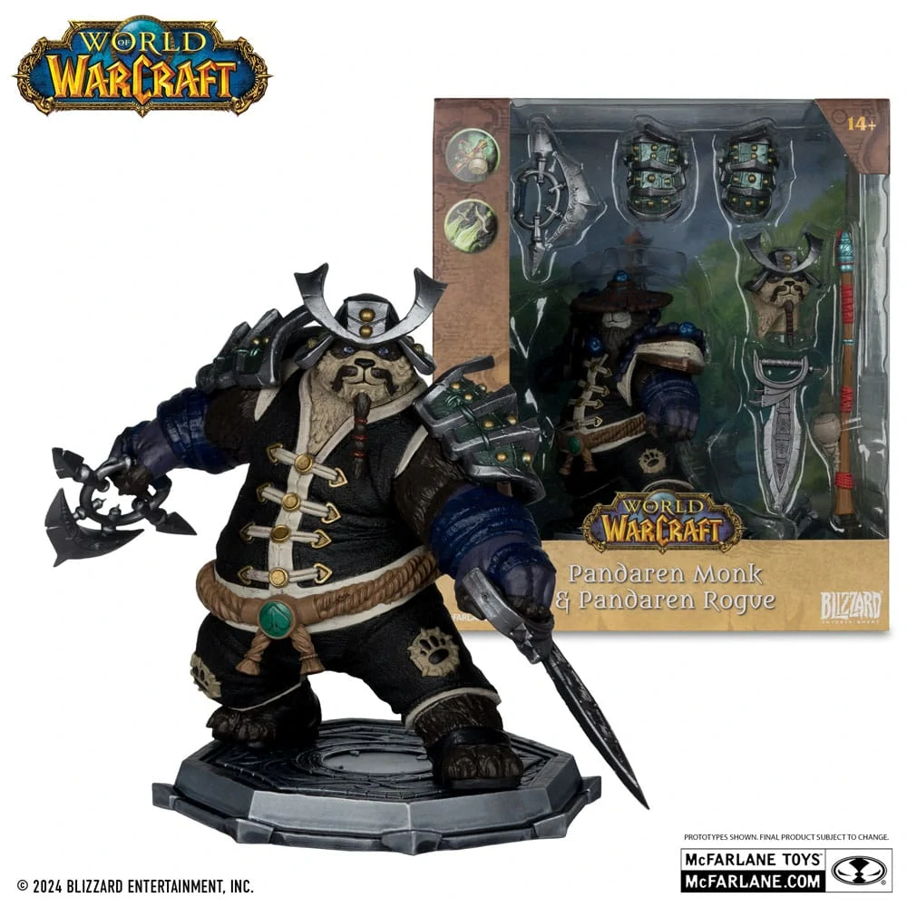 McFarlane Pandaren: Monk & Rogue (World of Warcraft)