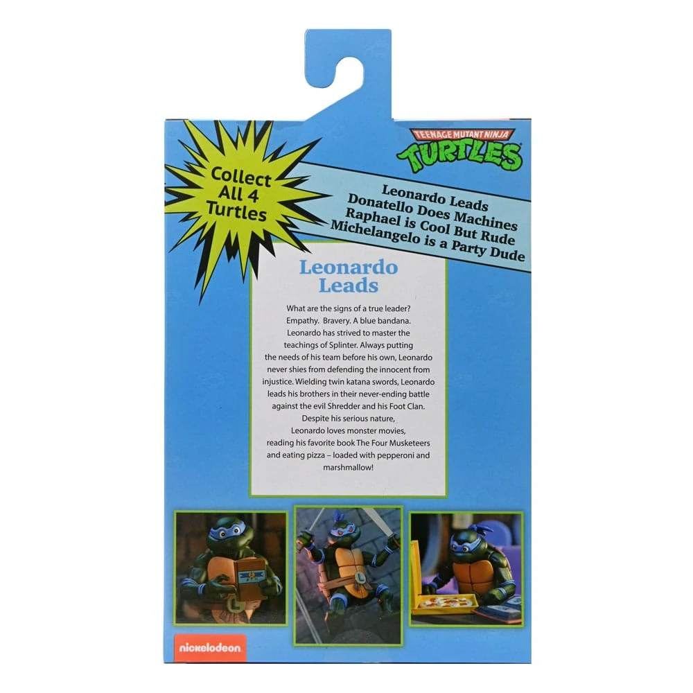 Želvy Ninja - sběratelská figurka Ultimate Leonardo (Cartoon VHS) 18 cm