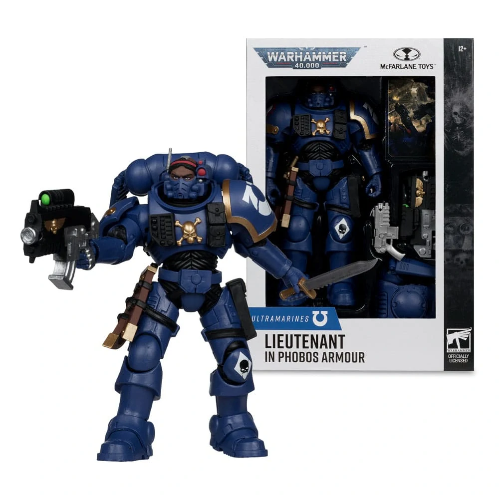 Figurka Warhammer 40k Lieutenant in Phobos Armour (Ultramarines) 18cm
