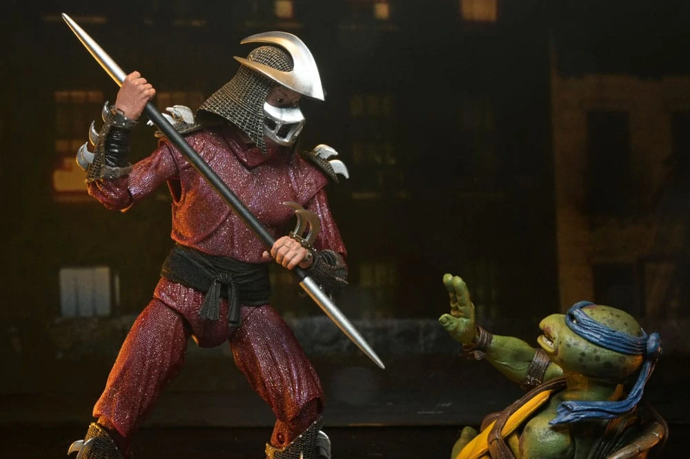 Želvy Ninja (1990) - sběratelské figurky Roof Top Battle Shredder vs Leonardo (Teenage Mutant Ninja Turtles) 18 cm
