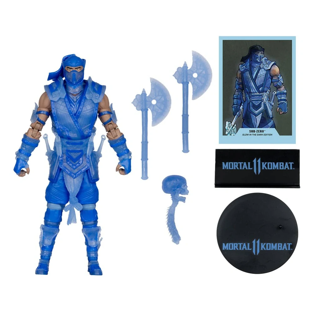 Mortal Kombat – Sub-Zero Glow in the Dark Edition (Gold Label) 18 cm