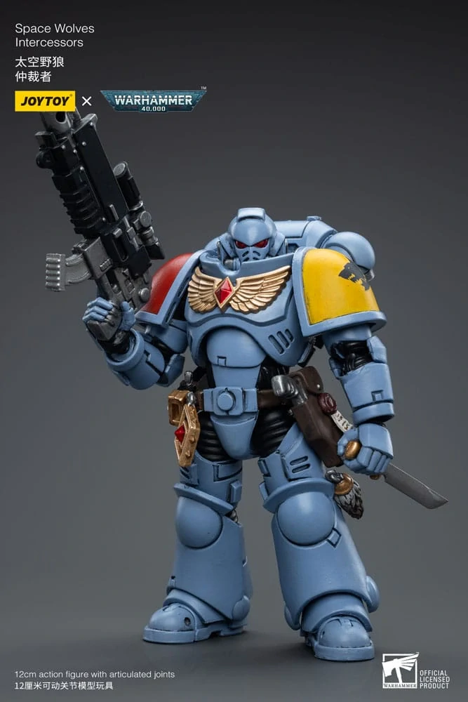 Warhammer 40,000 – Space Wolves Intercessors (JoyToy 1/18) 12 cm