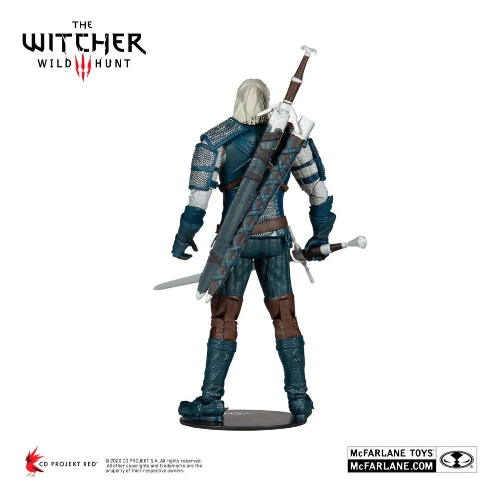 The Witcher 3: Wild Hunt – Geralt of Rivia (Viper Armor Teal) 18 cm