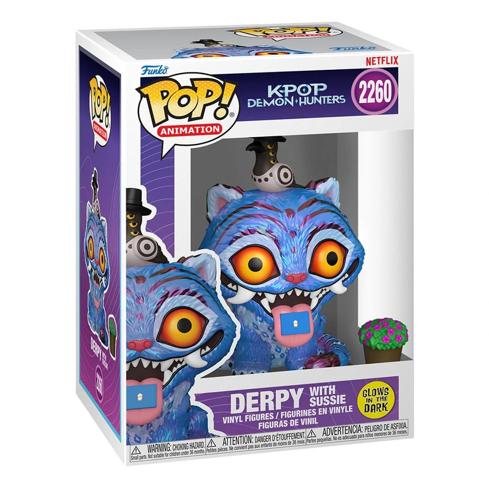 KPop Demon Hunters – POP! Tiger w/ Bird Vinyl Figure 9 cm