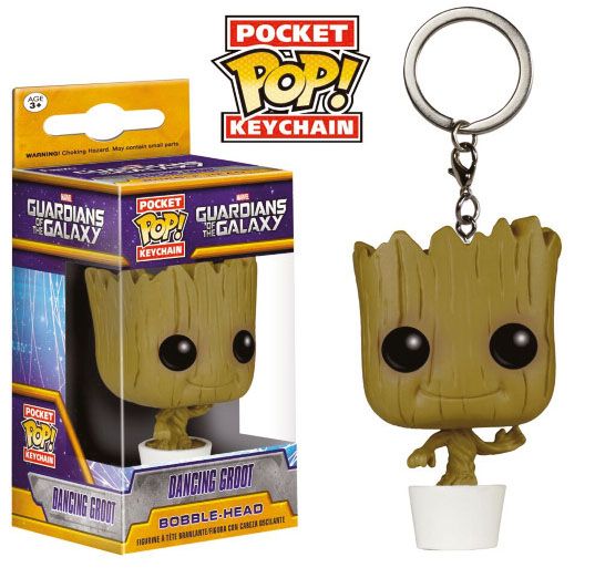 Guardians of the Galaxy Pocket POP! Vinyl klíčenka Dancing Groot 4 cm