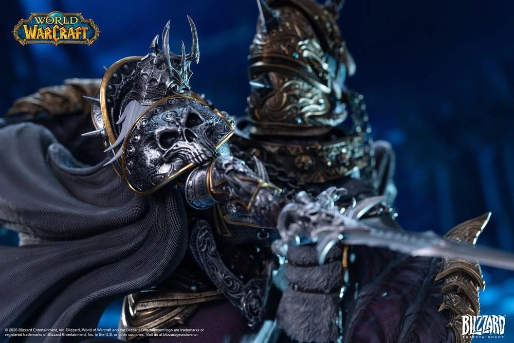 Warcraft Socha The Lich King & Invincible 36 cm