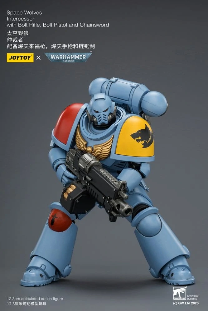 Warhammer 40,000 – Space Wolves Intercessor 12 cm