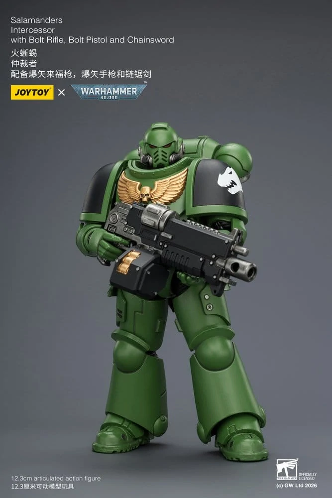 Warhammer 40,000 – Salamanders Intercessor 12 cm