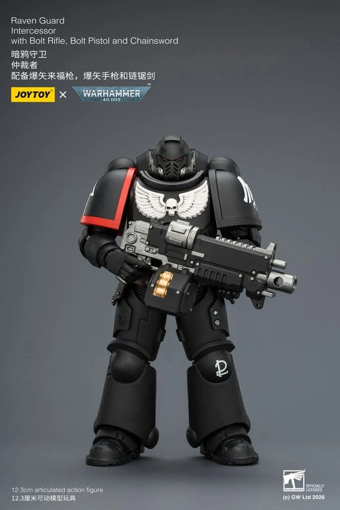 Warhammer 40,000 – Raven Guard Intercessor 12 cm