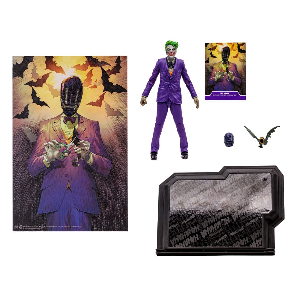 DC Multiverse Akční Figurka – Joker (The Deadly Duo Gold Label), 18 cm