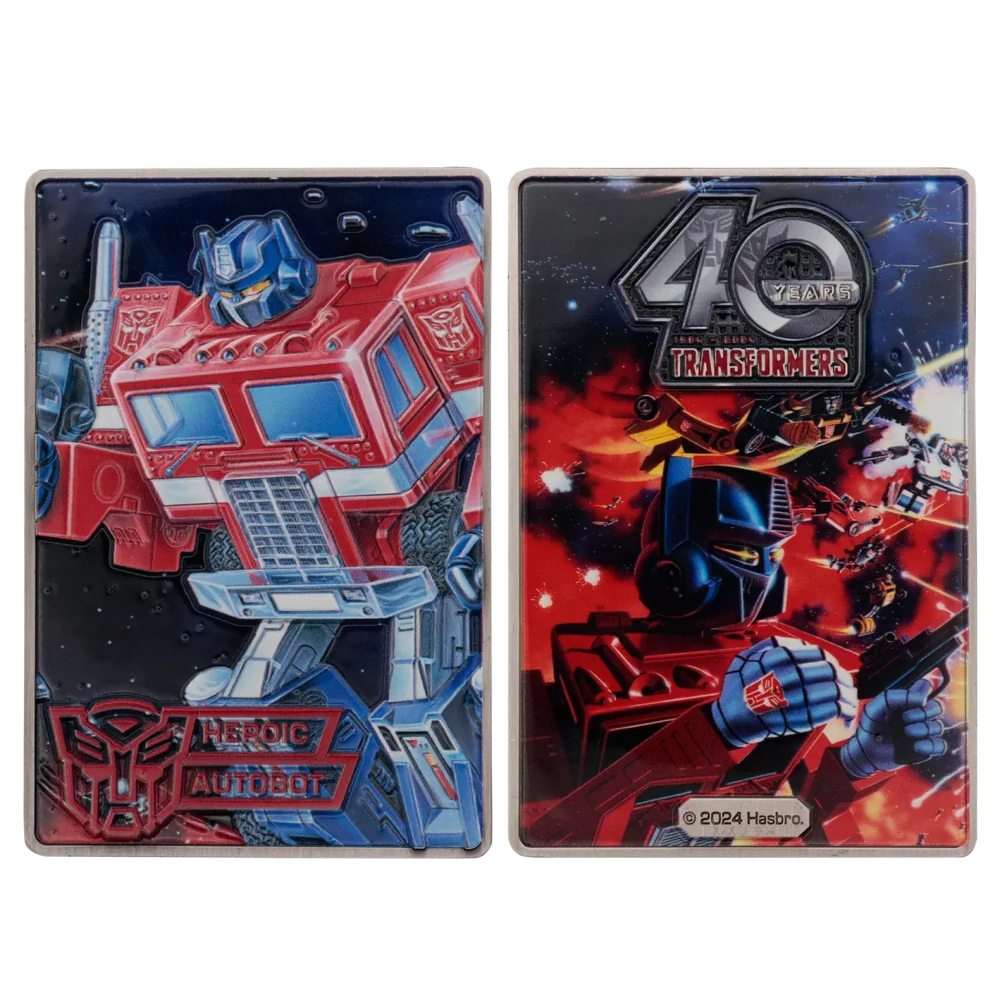 Transfomers sběratelská plaketa 40th ann. Autobots