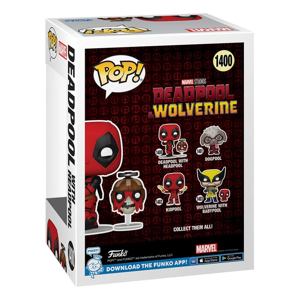 Funko POP! 1400 Deadpool & Wolverine - Deadpool with Headpool