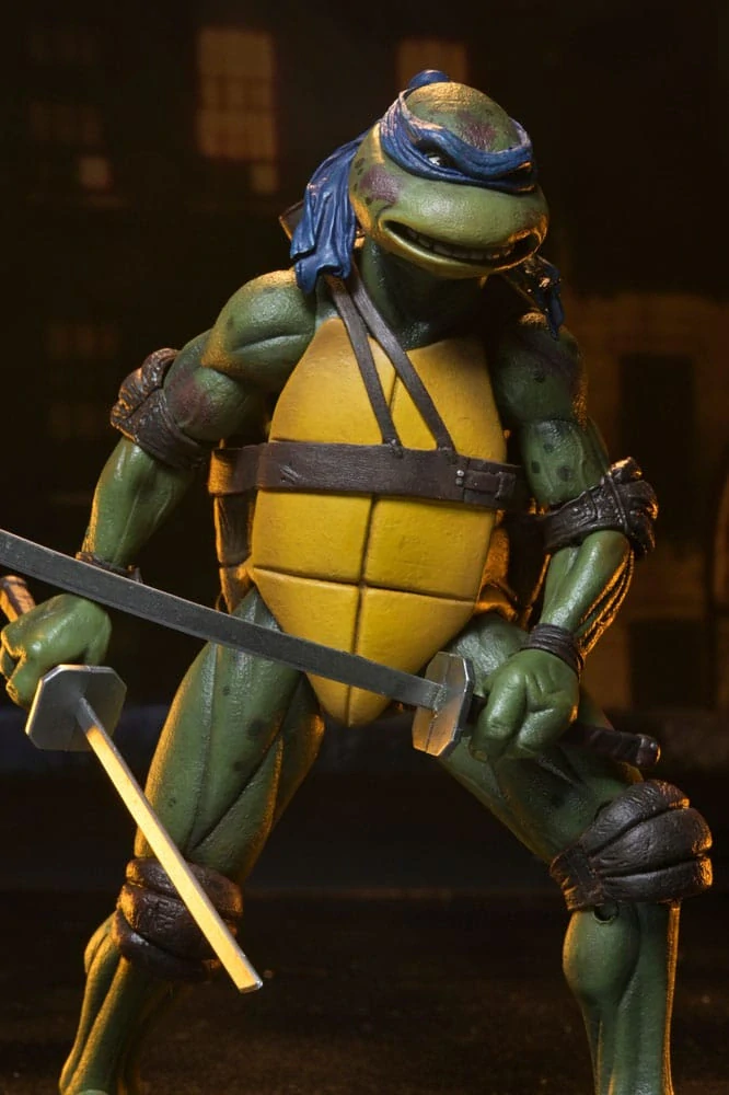 Želvy Ninja (1990) - sběratelské figurky Roof Top Battle Shredder vs Leonardo (Teenage Mutant Ninja Turtles) 18 cm