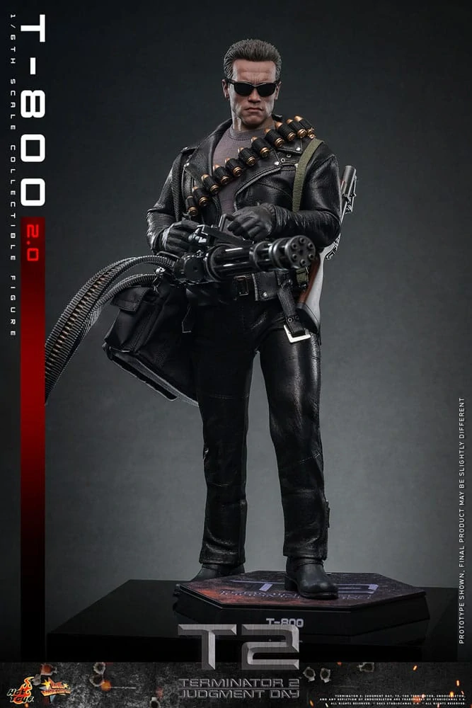 Terminator 2 – Movie Masterpiece T-800 2.0 (1/6) 32 cm -ROZBALENO