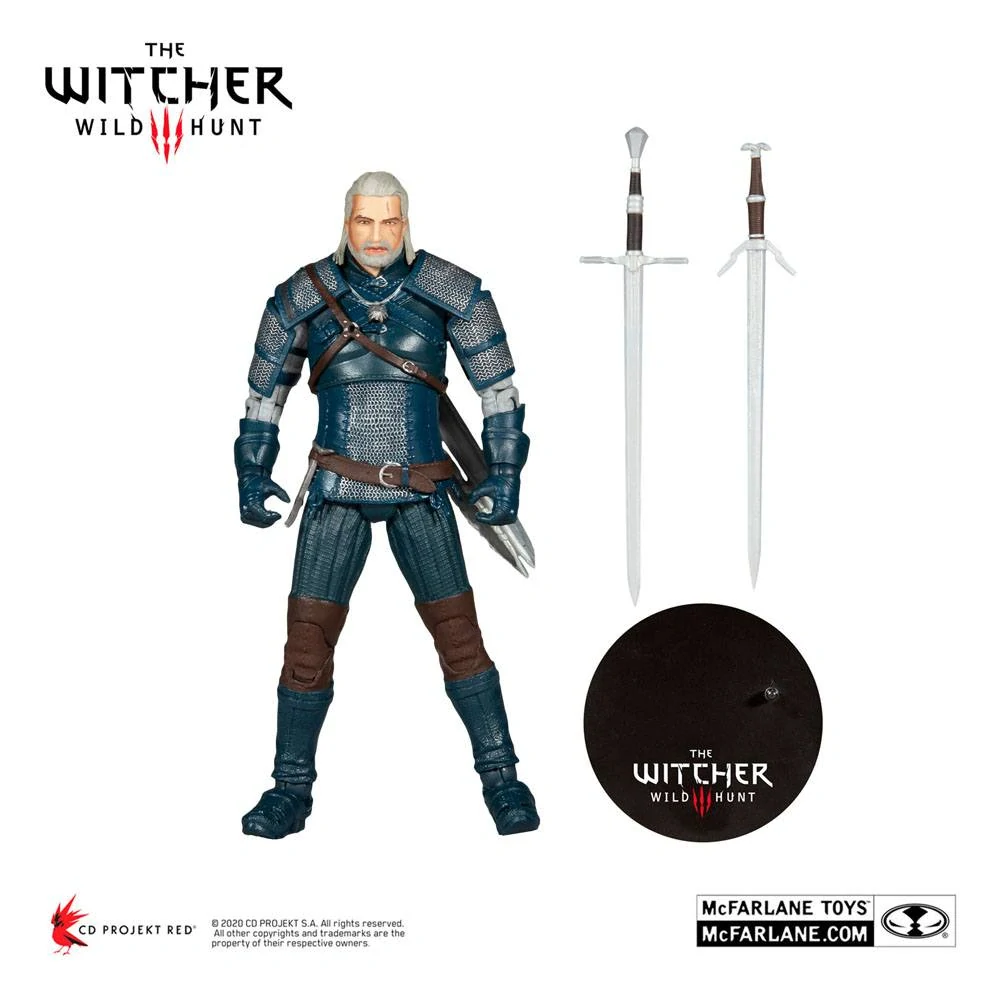 The Witcher 3: Wild Hunt – Geralt of Rivia (Viper Armor Teal) 18 cm