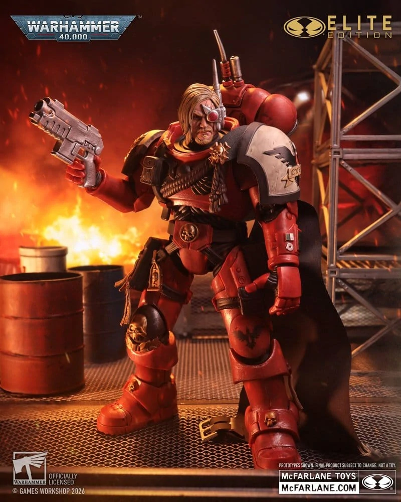Warhammer 40,000 Dawn of War 4 McFarlane Elite Edition Captain Cyrus 20 cm