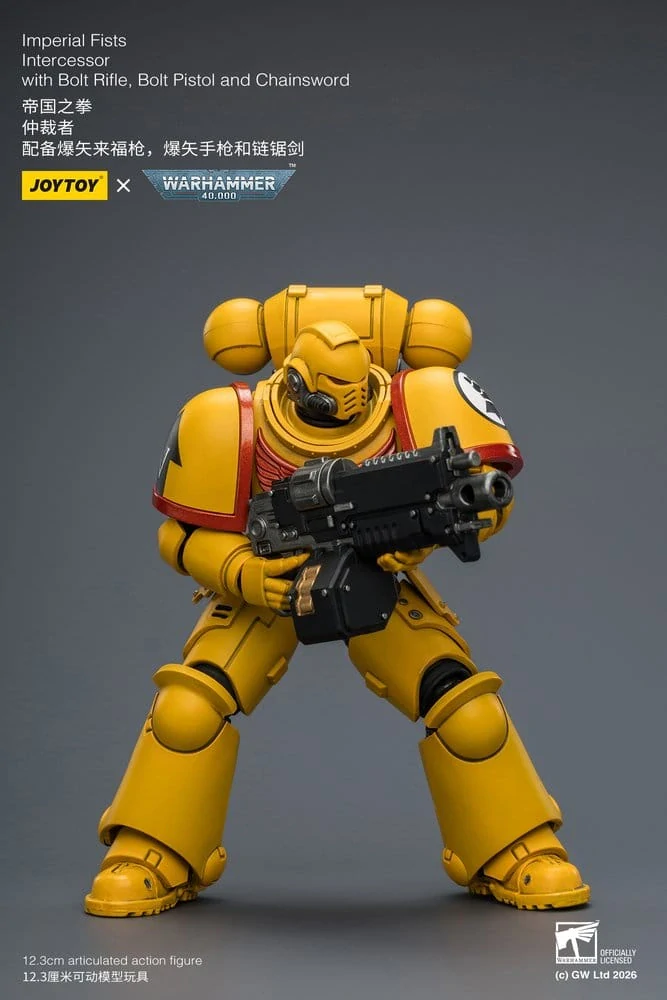 Warhammer 40,000 – Imperial Fists Intercessor 12 cm