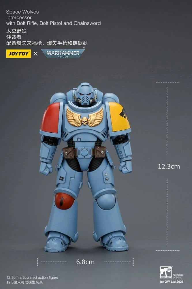 Warhammer 40,000 – Space Wolves Intercessor 12 cm