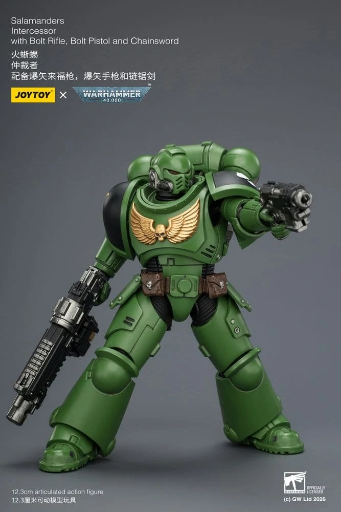 Warhammer 40,000 – Salamanders Intercessor 12 cm