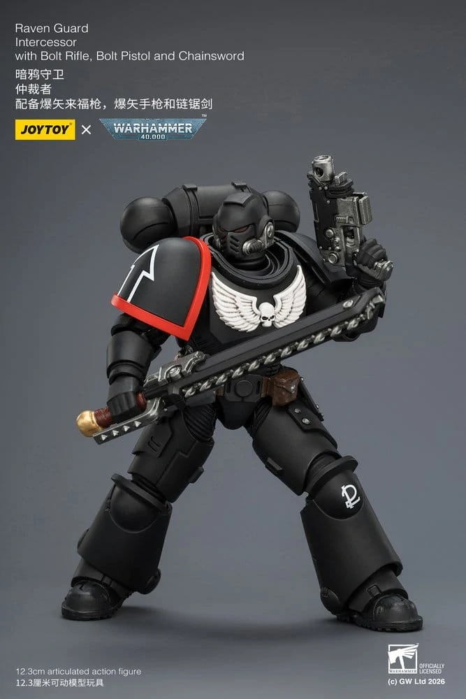 Warhammer 40,000 – Raven Guard Intercessor 12 cm