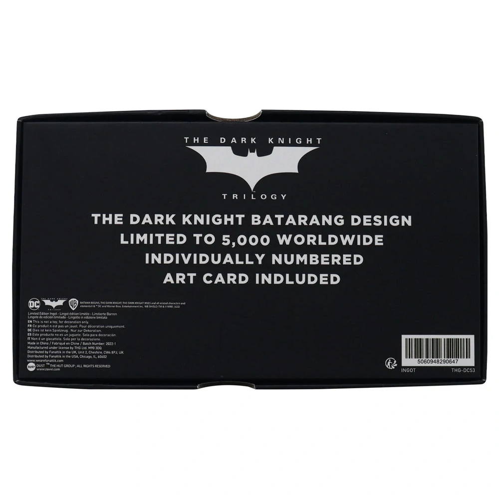 The Dark Knight – Replica Batman Batarang (Limited Edition, 18 cm)