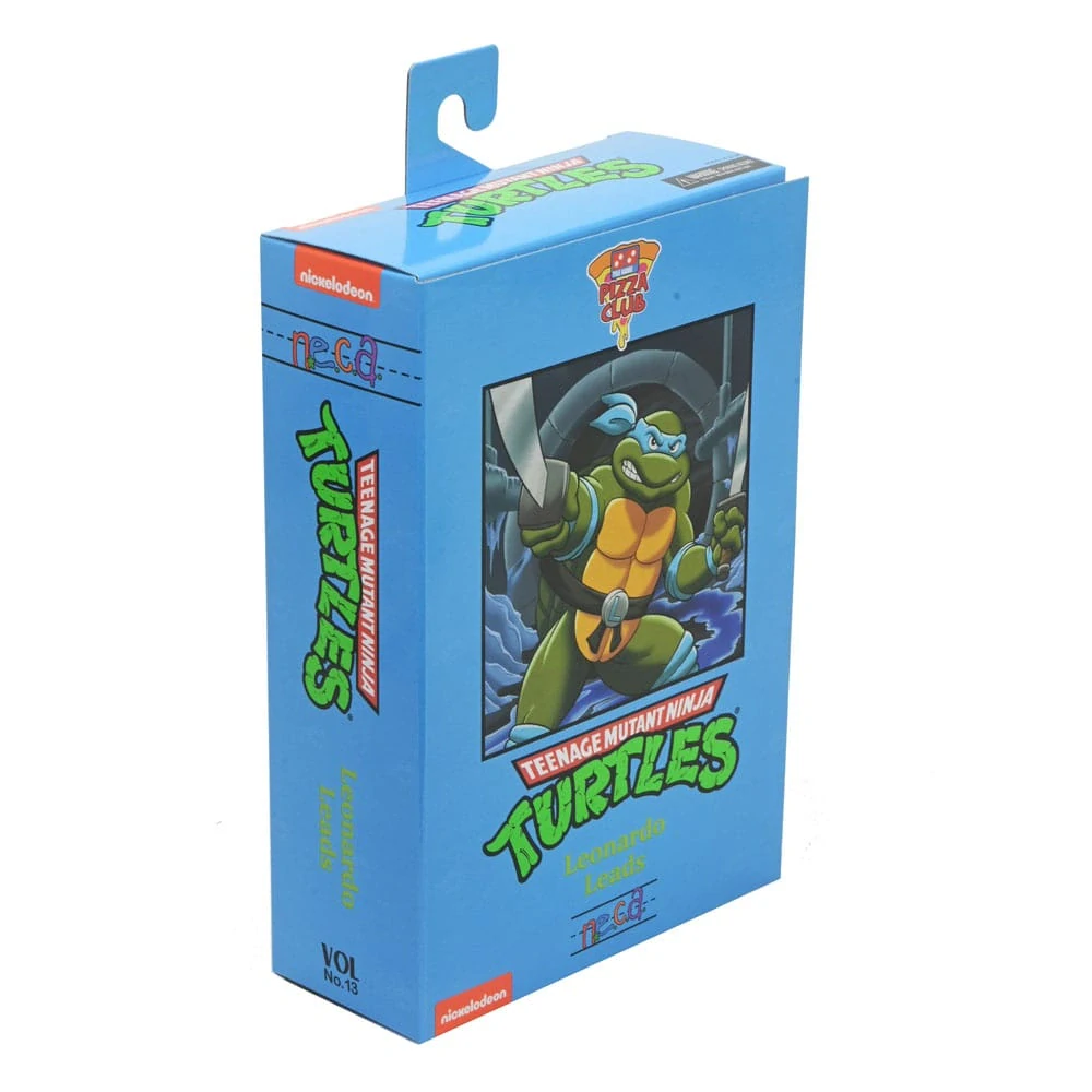 Želvy Ninja - sběratelská figurka Ultimate Leonardo (Cartoon VHS) 18 cm
