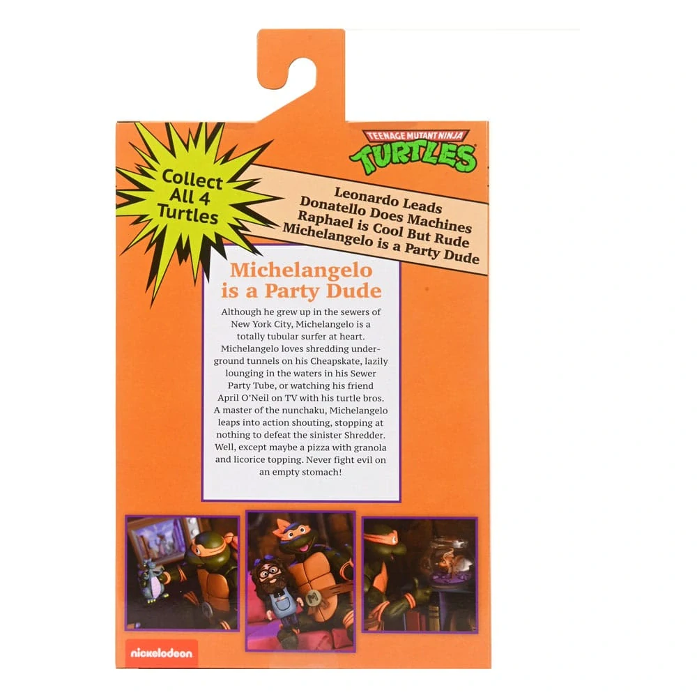 Želvy Ninja - sběratelská figurka Ultimate Michelangelo (Cartoon VHS) 18 cm