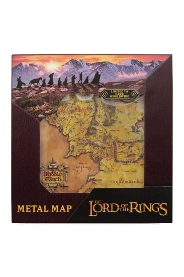 Lord of the Rings - Replica Map of Middle-earth (Limited Edition) 15 cm