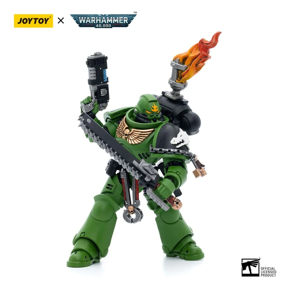 Warhammer 40k Akční figurka 1/18 Salamanders Intercessors Sergeant Tsek'gan 12 cm