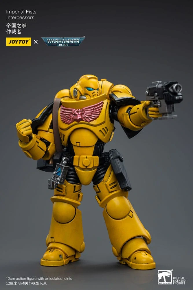 Warhammer 40k Action Figure 1/18 Imperial Fists Intercessors 12 cm