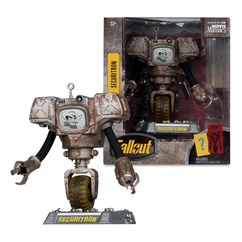 Fallout Movie Maniacs Action Figure Securitron